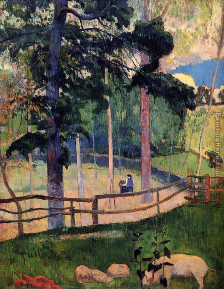 Paul Gauguin Nostalgic Promenade